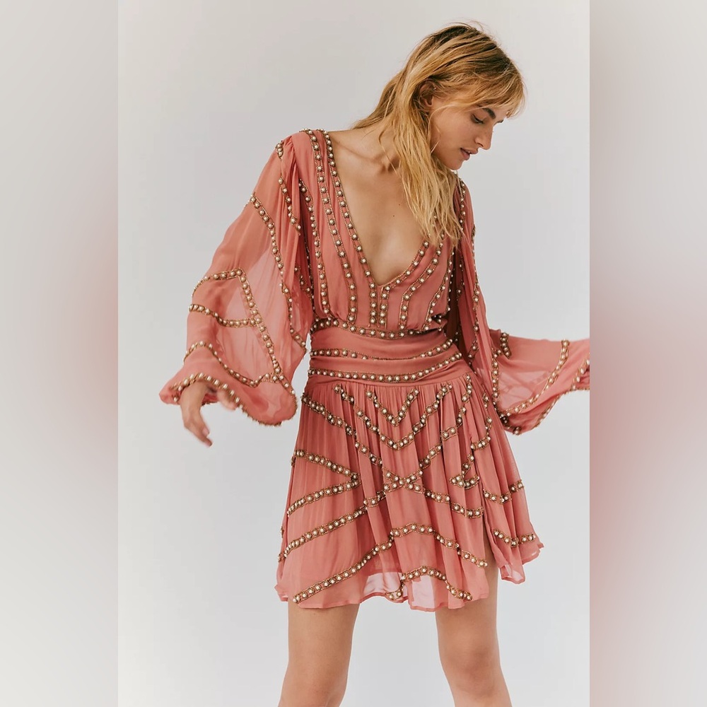 NWT Free People Jen's Pirate Booty Odyssey Mini Rosie Dress Size Small